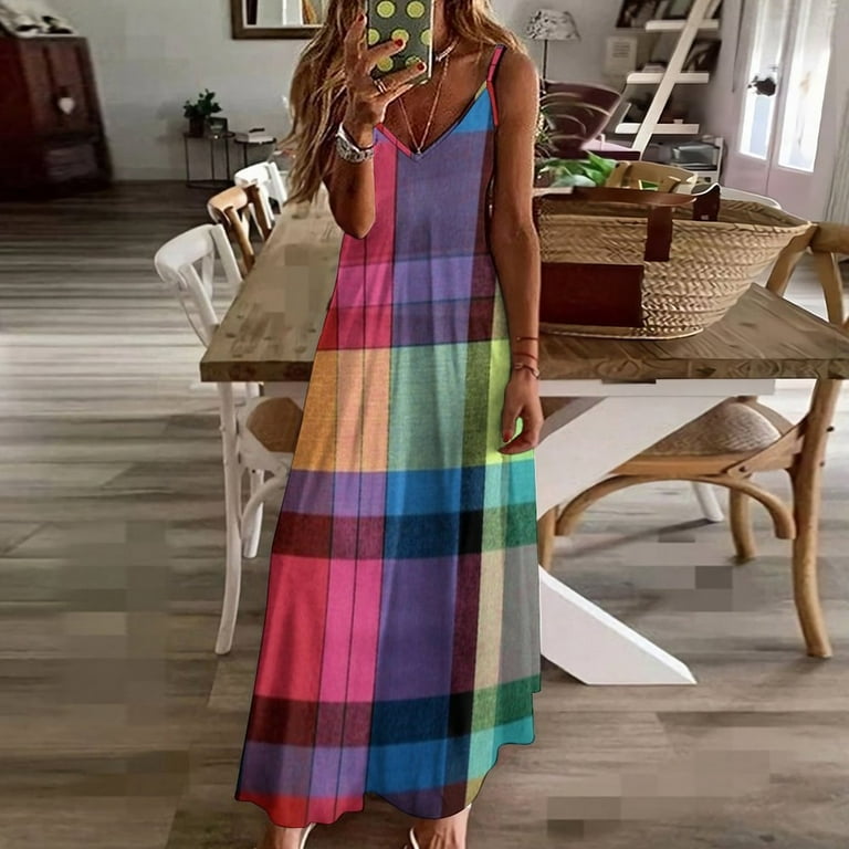 Jem - Pizzazz Color Block Sleeveless Dress Elegant gown Evening dresses  Woman's evening dress elegan - Walmart.com