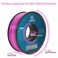 thumbnail image 3 of Geeetech neatly wound pink ABS filament 1.75mm 3D printer filament 1kg (2.2lbs), dimensional accuracy +/- 0.03 mm, suitable for most FDM 3D printers（5pcs）, 3 of 8