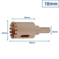 thumbnail image 1 of 5-50mm Hex Handle Vacuum Brazed Dry Drill Bits Cutter Drilling Core Bit Tile 18mm, 1 of 9