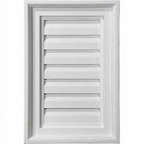 24 In. W X 24 In. H Vertical Gable Vent Louver, Decorative accents