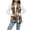 Brown, variant on Ashirexll Fleece Vest Women, Womens Winter Coats, Casual Sleeveless Turn Down Collar Plaid Button Outwear Jacket for Women
