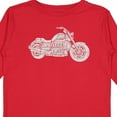 thumbnail image 4 of Inktastic Distressed Motorcycle Boys or Girls Long Sleeve Toddler T-Shirt, 4 of 5