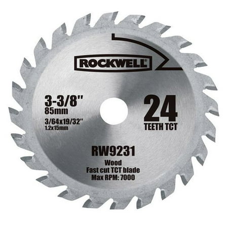

Rockwell Rockwell RW9231 Versacut Carbide Blade 24 Teeth