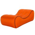 thumbnail image 1 of Outdoor Portable Inflatable Sofa Bed Foldable Waterproof Ergonomic Curve Design Camping Beach Park Air Sofa, 1 of 8