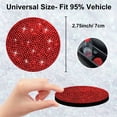 thumbnail image 2 of Syenll 4 Pack Car Cup Holder Coaster, 2.75 inch Universal Cup Holders, Non-Slip Car Accessories Interior Sets, Red, 2 of 9