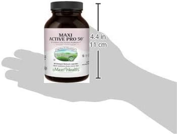 Maxi Health Probiotic Plus – Prebiotic & Probiotic for Adults and Kids – 50 Billion CFU – 60 Capsules