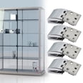 thumbnail image 3 of Glass hinge wine cabinet door hinge opening glass flat door hinge, 3 of 8