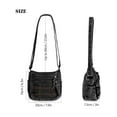 thumbnail image 2 of Deago Women's Retro Small Denim Shoulder Bag Crossbody Handbags Casual Style Lightweight Jean Tote Purse (Black), 2 of 8