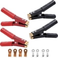 thumbnail image 1 of 1000A Battery Jumper Cable Clamps, Heavy Duty Car Battery Clamps Pure Copper, Battery Alligator Clamps for Jump Starter Cables 4PCS, 1 of 5
