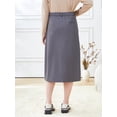 thumbnail image 5 of A long skirt with slit slits, 5 of 6