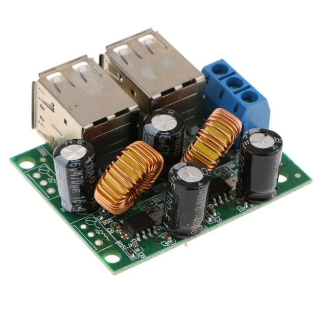 Dc 36/24/12 / 9 5v 3a Multi Usb de Coche Módulo de Reducción de Energía Solar Cola Módulo CC