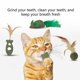 thumbnail image 5 of Pelotas para gatos, pelotas para gatos, pelotas naturales, juguetes de plumas para interiores Feliz Sencillez, 5 of 5