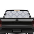 thumbnail image 2 of Pzuqiu Damask Floral Pattern Perforated Rear Window Decal 66.9 x 22.4 Inches, Sun Blocking Vinyl Wrap for Most Pickup Trucks and Car Lovers, 2 of 8