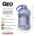 thumbnail image 5 of Geo sports bottles 0.5 gal Blue Stainless Steel Water Bottle with Screw Cap, 5 of 7