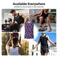 thumbnail image 5 of Bixox Men's Cool Mirror Cherries Printed Shirt Sleeveless Fitness Tank Top-X-Large, 5 of 5