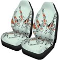 thumbnail image 2 of Juego de 2 fundas para asientos de coche ABPHQTO Red Nine Carps Drawn Fish Koi, 2 of 4