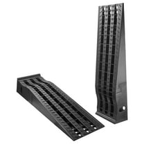 KFFKFF Car Ramps, Set of 2 with 13,000 lbs Load Capacity, 6.3-Inch Lift Height, Portable Ramps for Garage Maintenance and Oil Changes, Durable Design for Trucks, SUVs, and Other Vehicles, Black