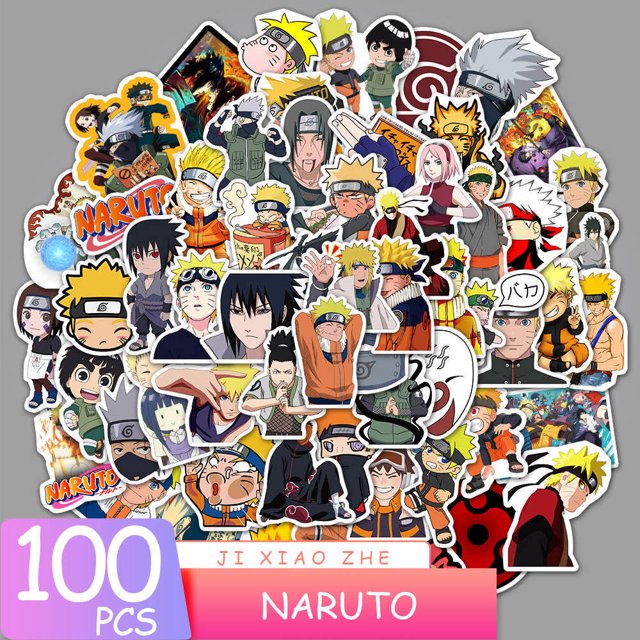 100 Pcs Autocollants Collection Anime Classique, Autocollants Imperméables pour Planche à Roulettes Ordinateur Portable Bagages