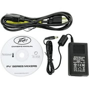 Peavey PV 10 AT 10 Channel Compact Mixing Mixer Console with Bluetooth Auto-Tune pitch correction + PV 20 XLR Cable