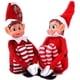 thumbnail image 2 of Muñeco elfo navideño de 42 cm para niños, minimuñecos elfos de juguete para Navidad, pequeños elfos articulados que se sientan en los estantes con piernas colgantes, 2 of 5