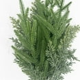 thumbnail image 5 of 1Pc Christmas Real Touch Norfolk Stems,Christmas Fake Cedar Pine Branches,Faux Evergreen Pine Cedar Branches Artificial Christmas Sprigs Picks for Garland Wreath Making DIY Craft Home Holiday Decor, 5 of 5