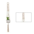 thumbnail image 3 of destyer Support de Pot de Fleurs Intérieur Extérieur Panier Suspendu Corde en Coton Support de Pot de Plante, WD005, 3 of 6