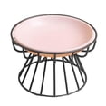 thumbnail image 3 of Elevated Cat Feeder Bowl Ceramic Dish Iron Rack Anti Slip Multipurpose Accessory I, 3 of 9