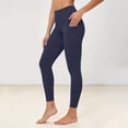 thumbnail image 4 of VBVC Women's High Waisted Yoga Leggings , Squat Proof Workout Trousers For Women , Ladies' Tummy Control Running Pants with Pockets, *Navy , XX-Large, 4 of 9
