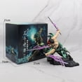 thumbnail image 1 of One Piece Anime Three-Knife Flow Three Thousand World Roronoa Zoro Fire Fist Ace Perimeter Modelo Figuras Colección Juguetes Decoración hola suerte unisex, 1 of 2