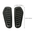 thumbnail image 2 of Raindrops 2pcs Universal Car Hood Vent Sleek Engine Air Vent Cover for Enhanced Air Intake and Stylish Car Exterior Decoration Decorative Car Hood Vents Stick on Vents, 2 of 8