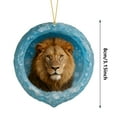 thumbnail image 2 of Fwttom Animal Christmas Ornaments - Cute Little Animals Hanging Christmas Tree Decorations, 2D Flat Small Accessories Xmas Holiday Decor, 2 of 9