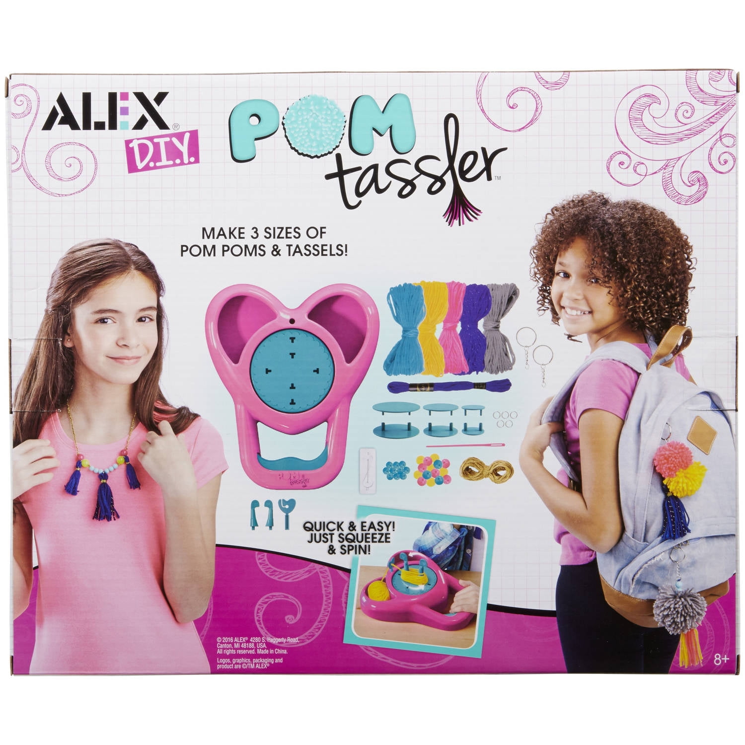 ALEX DIY Pom Tassler