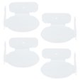 thumbnail image 1 of Wall Mount Corner Shelf, Acrylic Universal 4Pcs Circular Corner Shelf  for Speaker Transparent, 1 of 7