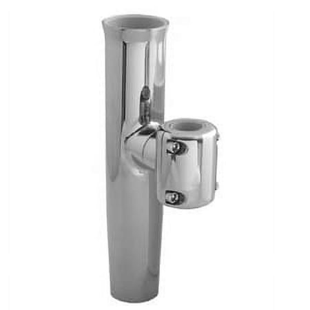 TACO Stainless Steel Clamp-On Adjustable Rod Holder - 1-1/16 & 1-5/16 O.D. (Pipe) 1-1/4 O.D. (Tube)