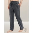 thumbnail image 2 of North 15 Men's Super Soft Micro Fleece Lounge Pants-1224-Char-Md, 2 of 9