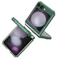 thumbnail image 4 of Allytechgroup Galaxy Z Flip 6 Magnetic Case, Compatible with Car Mount Shockproof Ring Holder Anti-Scratch Bumper Slim Hard PC Cover Phone Case for Samsung Galaxy Z Flip6, Darkgreen, 4 of 11