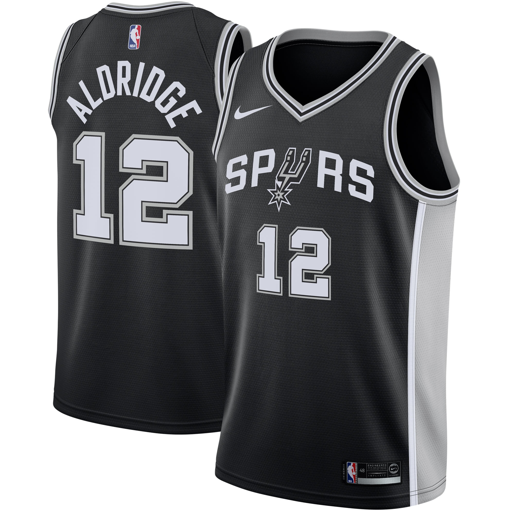 LaMarcus Aldridge San Antonio Spurs Nike Swingman Jersey Black - Icon Edition ...