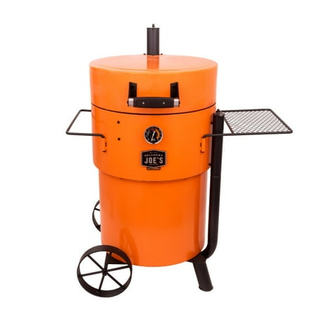 Oklahoma Joes Bronco Pro Drum Smoker - Orange