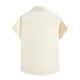 thumbnail image 4 of Camisa holgada con estampado de verano para hombre Ropa de hombre informal con solapa de verano Pompotops  oipoqjl24245, 4 of 9