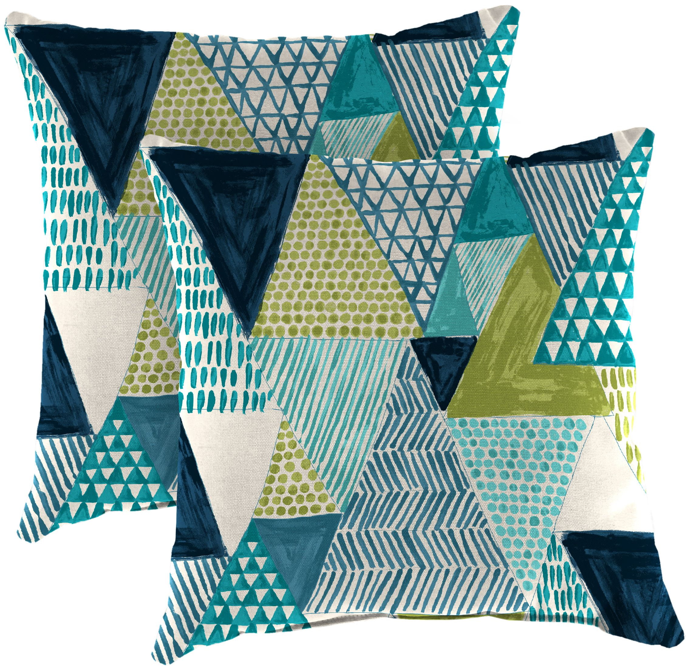 E by design O5PS765BL1-18 Brady Beads Stripe Print Outdoor Pillow E by design O5PS765BL1-18 Brady Beads Stripe Print Outdoor Pillow