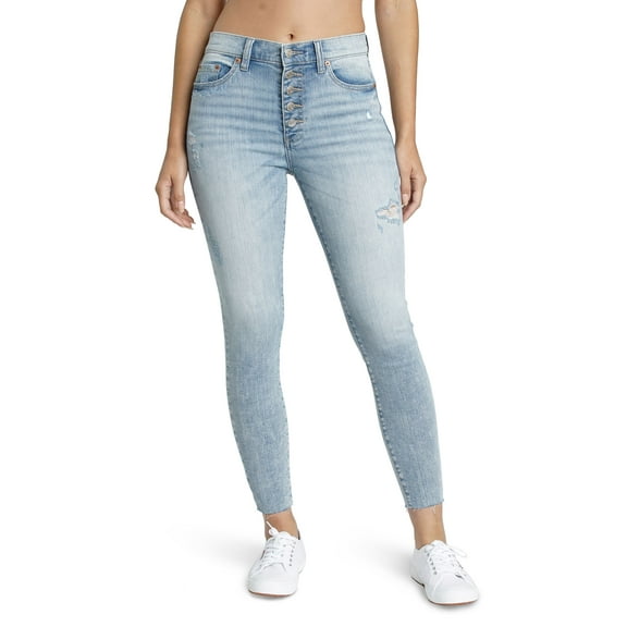DAZE Womens Call You Back High Waist Crop Jeans