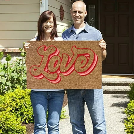 

Valentine s Day Floor Mats Holiday Mats Welcome Door Mats Polyester Door Mats（1PC）
