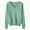 Green, variant on KAUOD Girls V Neck Knit Sweater Plush Long Sleeve Pullover Sweater Soft Oversized Fall Warm Casual Knit Tops for Kids