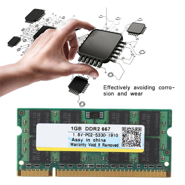 Module RAM, 1.8V Entièrement Compatible 1 Go 200 Broches pour Ordinateur Portable