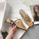 thumbnail image 2 of 2022, zapatillas para mujer, zapatos Muller sin cordones, zapatillas informales de tacón plano para mujer, chanclas para mujer, punta cuadrada 39 Gao Jinjia LED, 2 of 2