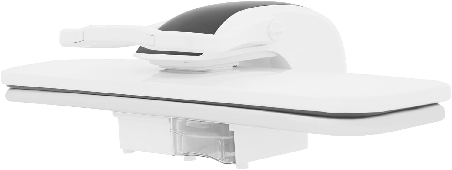 Miumaeov 36" Large Steam Iron Press, 1600W 110V Intelligent Steam Fabric Pres Machine w/Touch Screen & Voice Prompts for Sheets Curtains Clothe