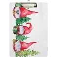 thumbnail image 1 of FMSHPON Christmas Gnome Xmas Tree Present Clipboard Hardboard Wood Nursing Clip Board and Pull for Standard A4 Letter 13x9 inches, 1 of 5