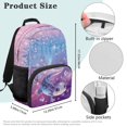 thumbnail image 7 of Pzuqiu Galaxy Axolotl Custom Kids Backpack with Name Personalized Backpacks for School Durable Customized Shoulder Bookbags Back to School 17 Inch Lightweight Schoolbags Ages 6-12, 7 of 7