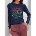 thumbnail image 2 of Naughty List Member - Funny Xmas Women's Long Sleeve, 2 of 4