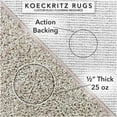 thumbnail image 5 of Koeckritz Rugs Soft & Cozy Flax Beige Indoor Area Rug 10' Round for Living Room or Bedroom, 5 of 8